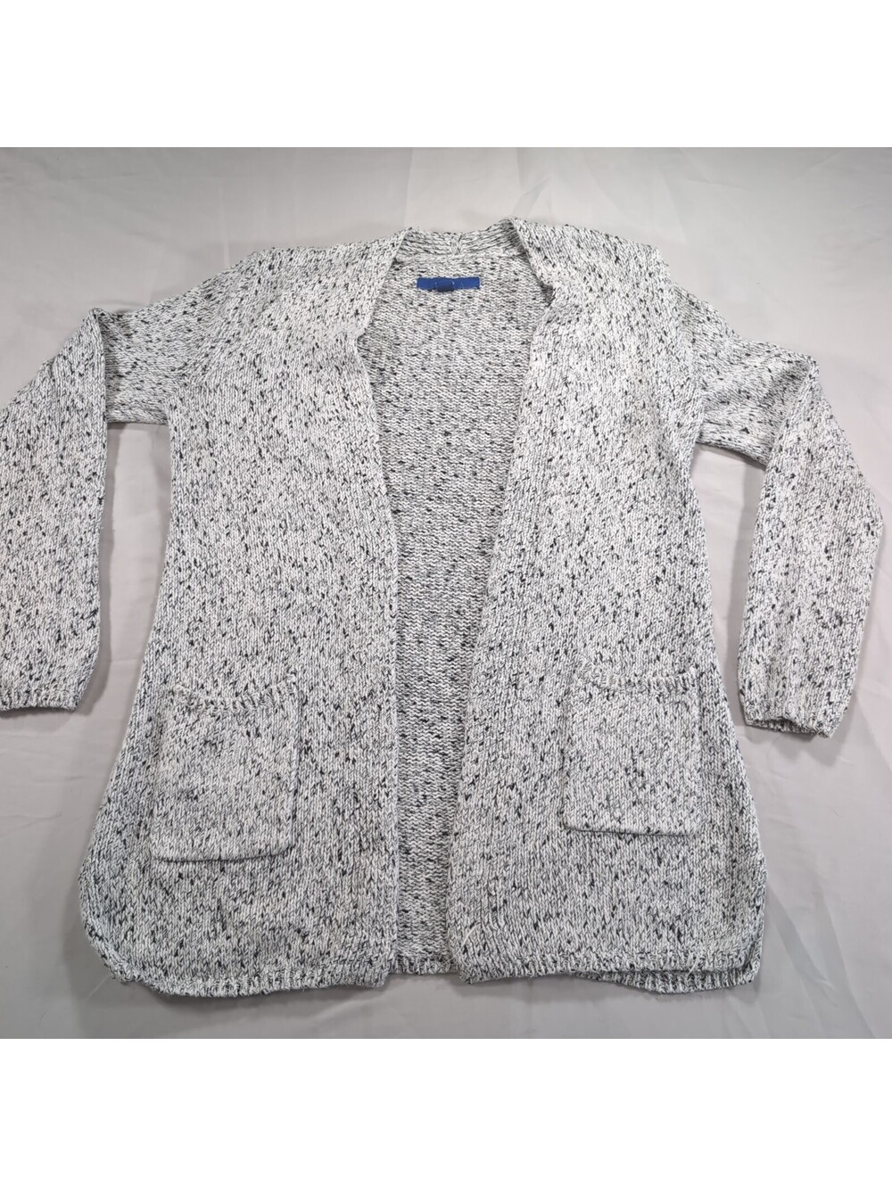 APT. 9 Open Front Marled Knit Cardigan Sweater Small